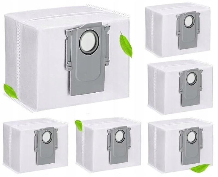 6x VRECKO NA PRACH PRE XIAOMI ROBOROCK STATION Q5 Q7 MAX+ S7 S8 MaxV Ultra